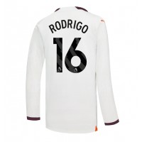 Manchester City Rodri Hernandez #16 Bortatröja 2023-24 Långa ärmar